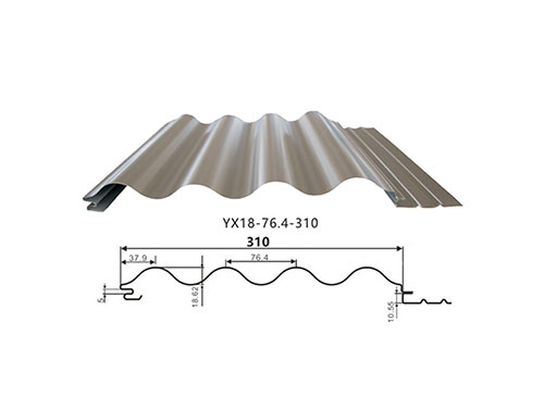 郑州YX18-76.4-310压型彩钢瓦