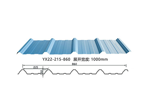 YX22-215-860压型彩钢瓦