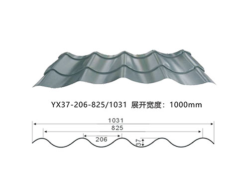 南平YX37-206-825彩钢琉璃瓦